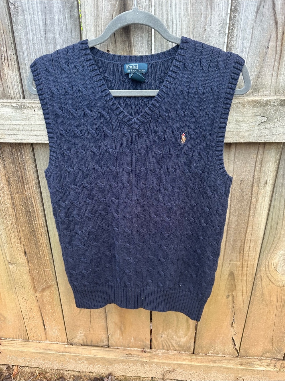 Polo Ralph Lauren cotton blue vest
